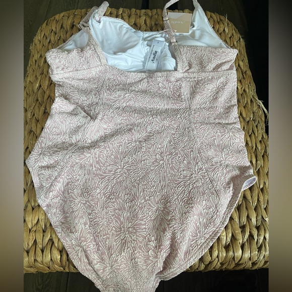 Andie Swim Rose Havana one piece swimsuit - Picture 3 of 5